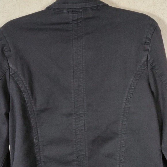 12145 FINAL PRICE French Dressing black trucker style denim jacket M NWT - Picture 7 of 12